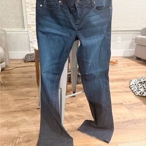 Genetic Denim Women's Boot Cut Jeans - Dark Blue sz 31 low to mid rise